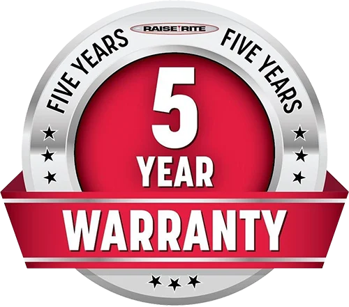 Concrete Leveling 5 Year Warranty