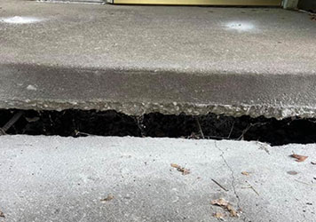 Concrete Porch Leveling & Lifting