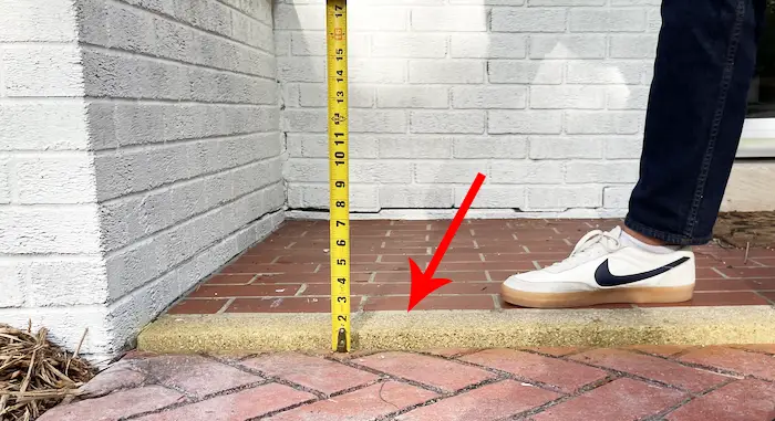 Stamped Concrete Walkway Lifting in Aurora, IL