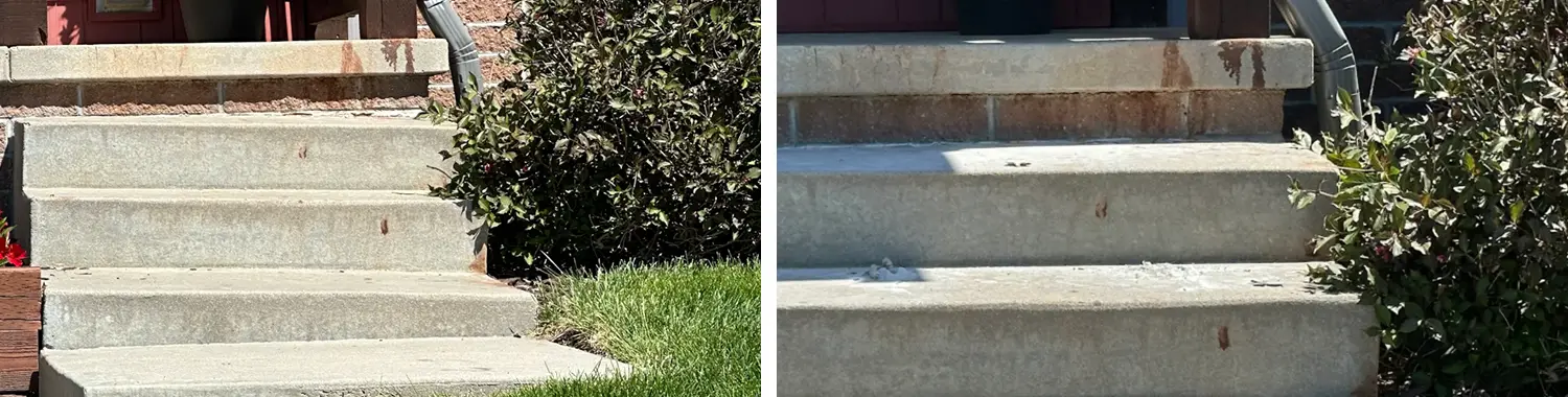 Front step leveling in Joliet, IL