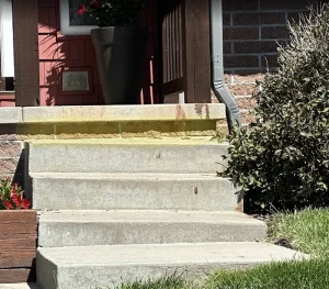 Front step leveling & repair in Joliet, IL