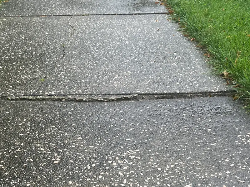 Uneven Sidewalk in Bolingbrook