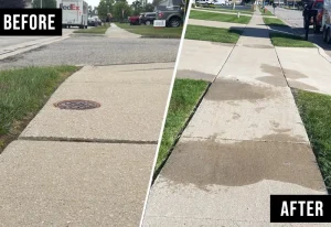Sidewalk Trip Hazard Repair in Maywood, IL