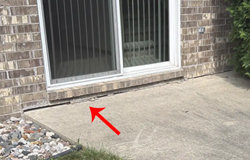 Sinking Back Patio Repair in Medinah, IL